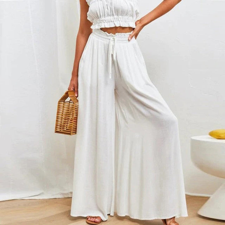 Women's Stylish Wide Leg Summer Pants | Loose Fit