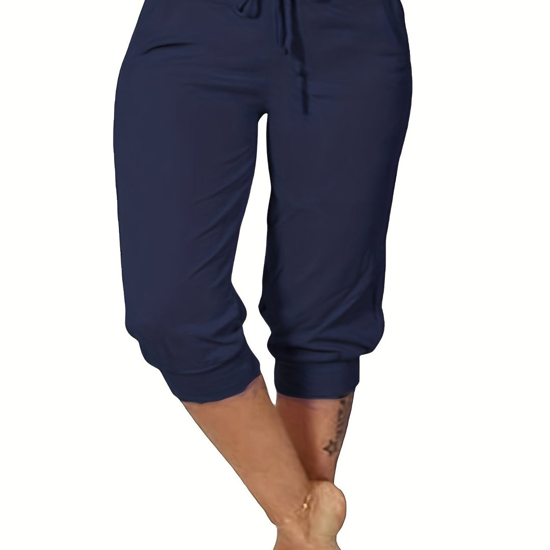 Women's Mid-Length Casual Pants | Running