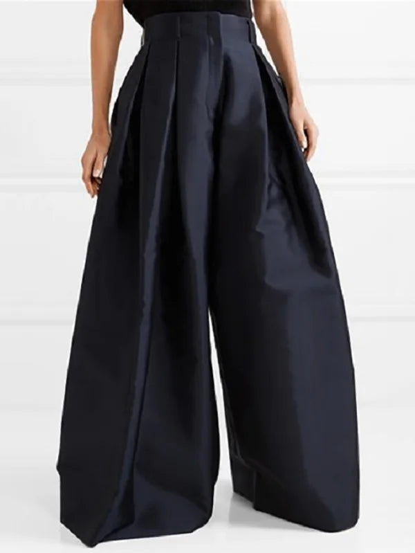 Women’s High Waist Palazzo Pants | Pleated