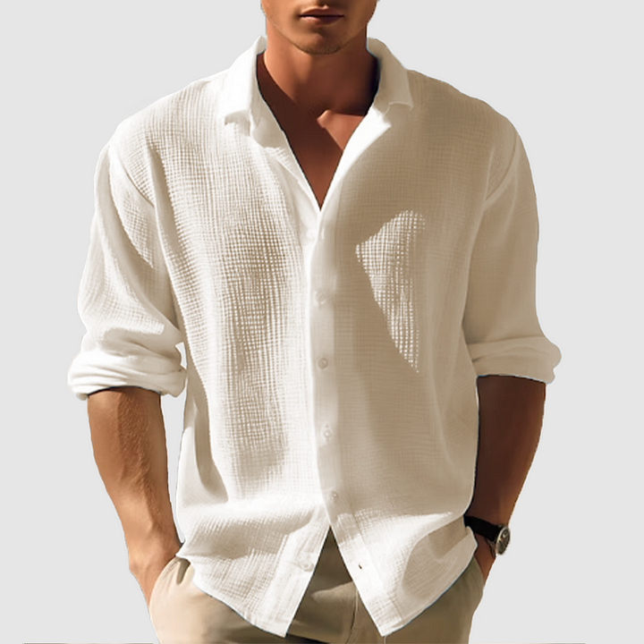 Men's Button Down Shirt | Long-sleeved