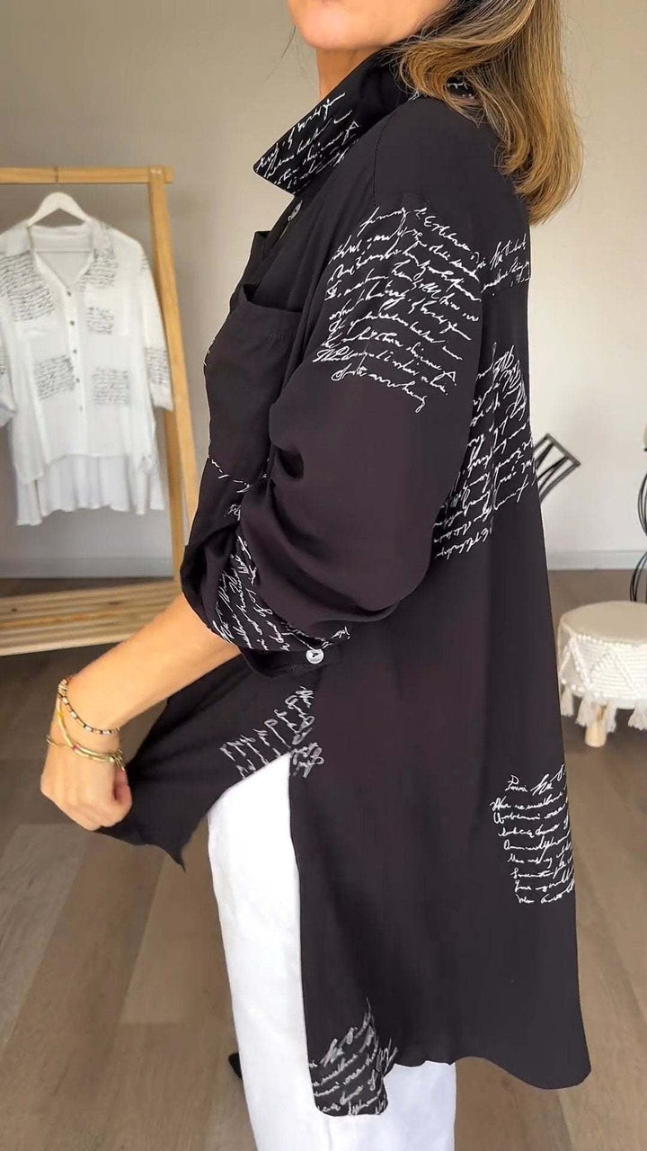 Women's Printed Button Down Shirt | Long Sleeves