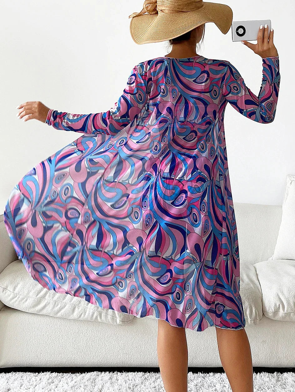 Women's High Waisted Swimwear with Cover-Up