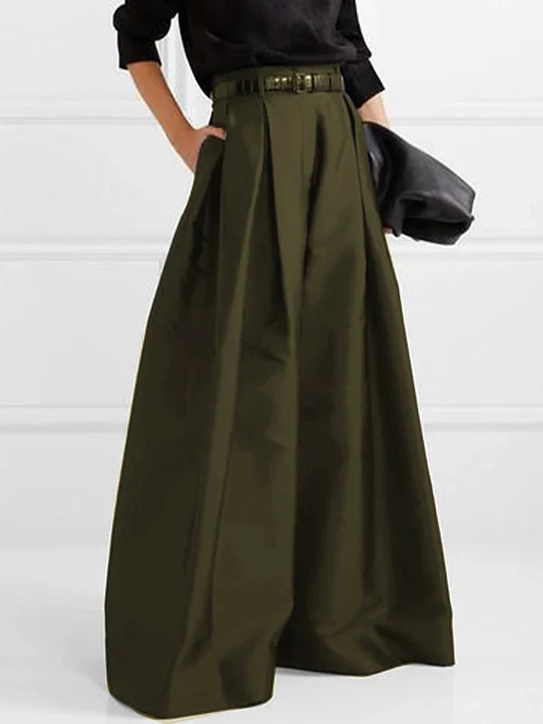 Women’s High Waist Palazzo Pants | Pleated