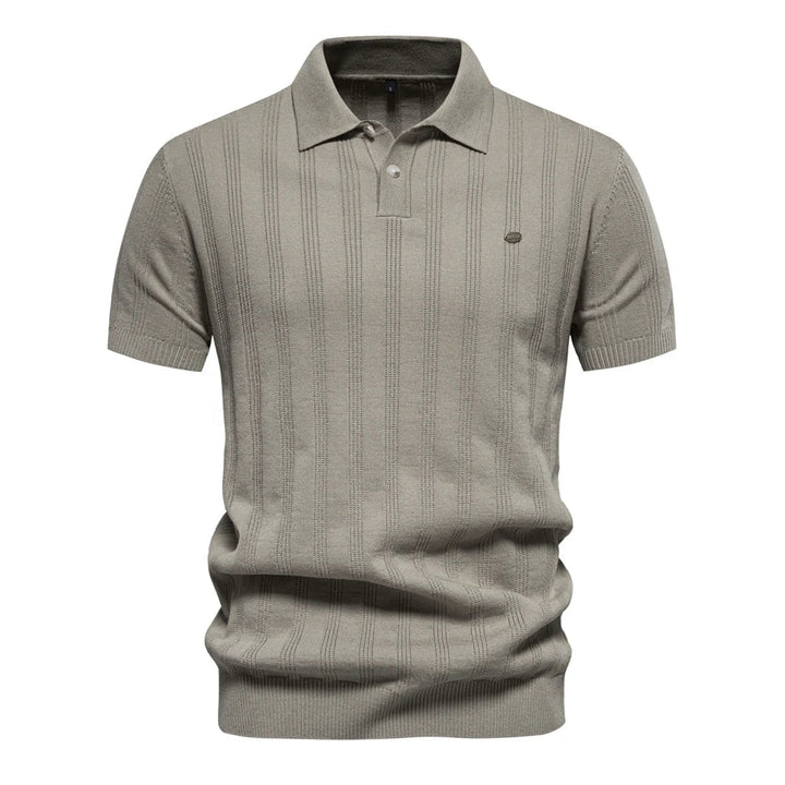 Men's Ribbed Knit Shirt | Polo