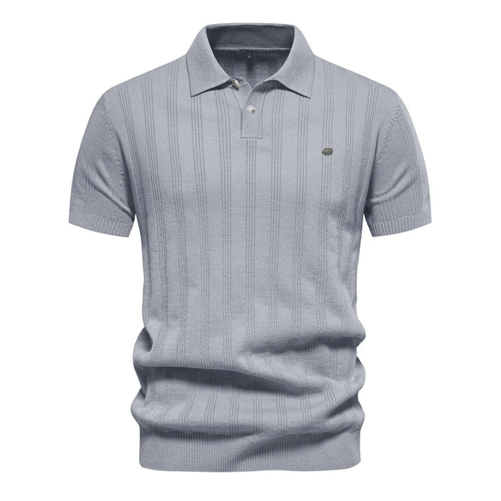 Men's Ribbed Knit Shirt | Polo