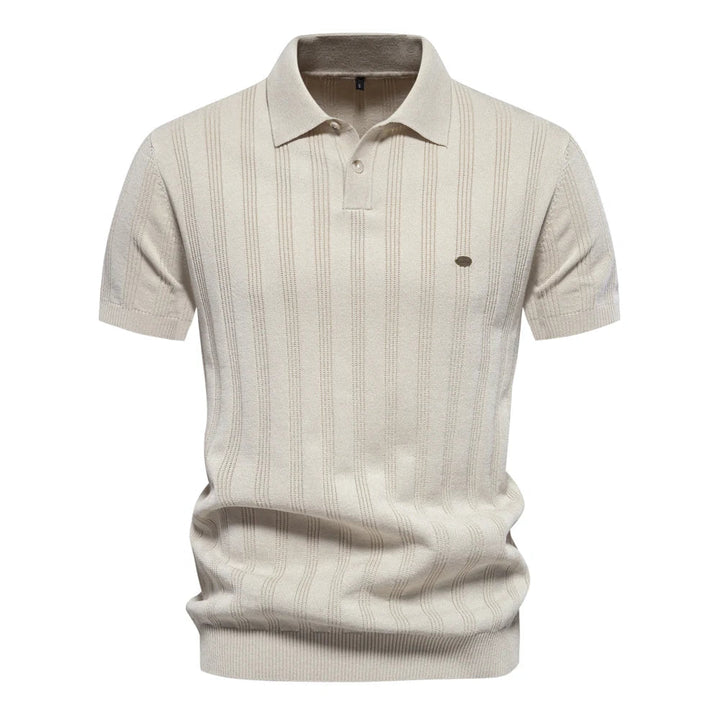 Men's Ribbed Knit Shirt | Polo
