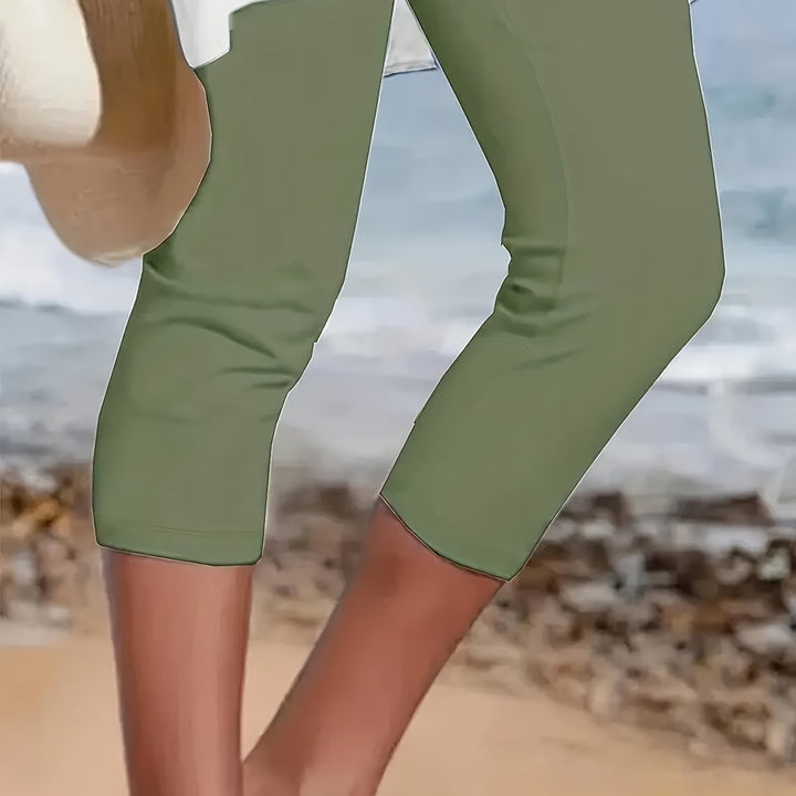 Women's Plus Size Capri Leggings | Cropped