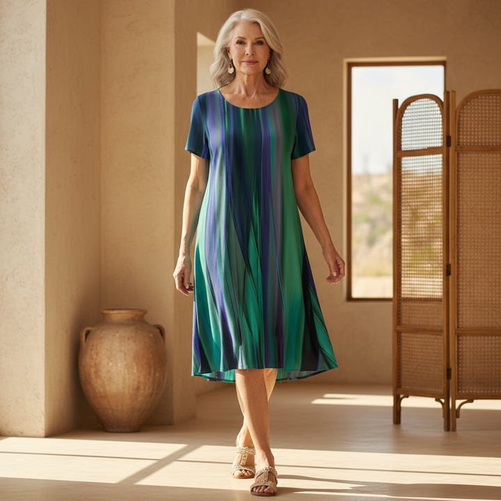 Women's Gradient Boho Dress | Mini