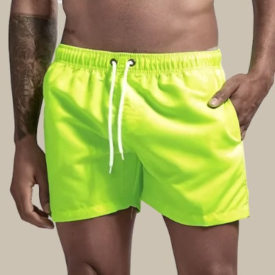 Men's Adjustable Drawstring Swim Shorts | Side Pockets