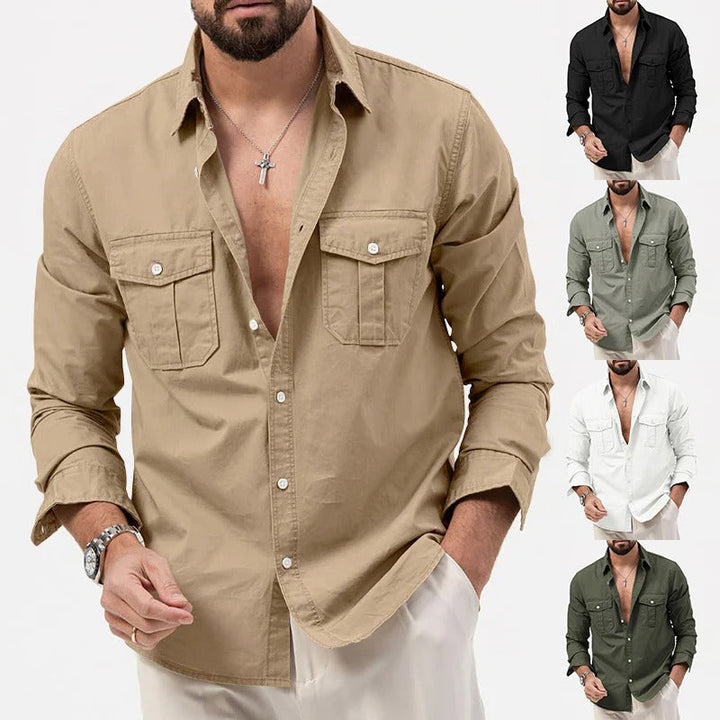 Men's Tactical Cargo Shirt | Double Pocket
