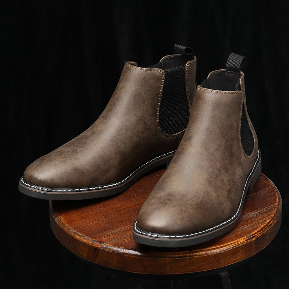 Men's Chelsea Style Boots  | Low Heel