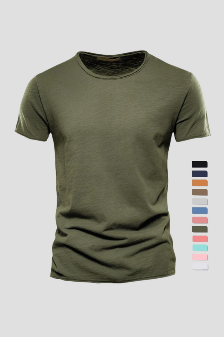 Men's Short Sleeved T-Shirt | Crew Neck