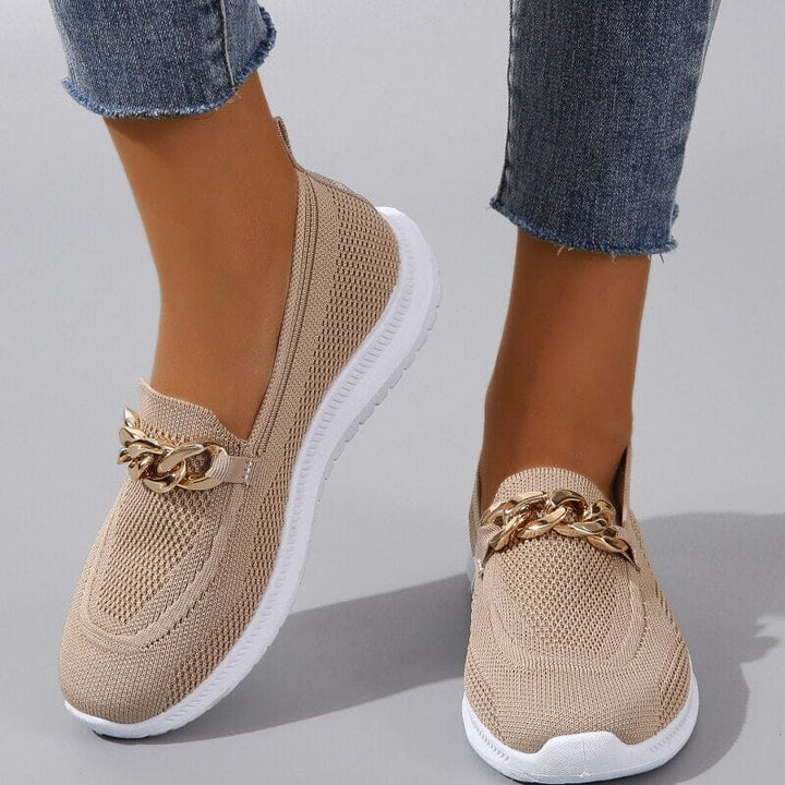 Women's Casual Slip-On Loafers | Knit