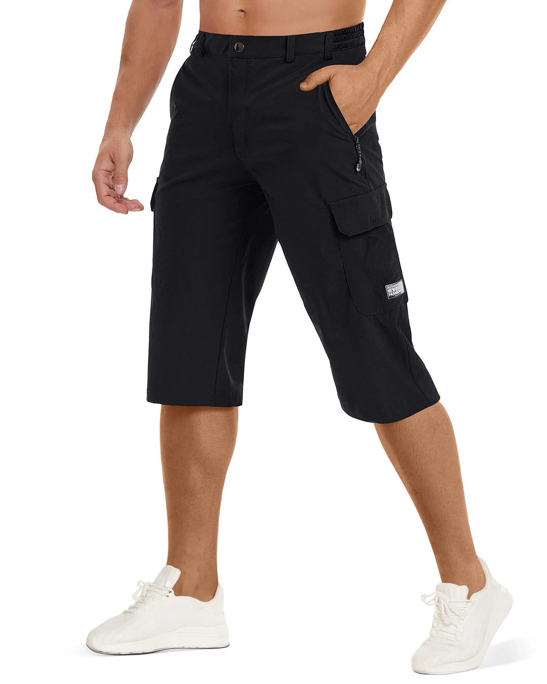 Men’s Knee-Length Cargo Shorts | Multi Pocket