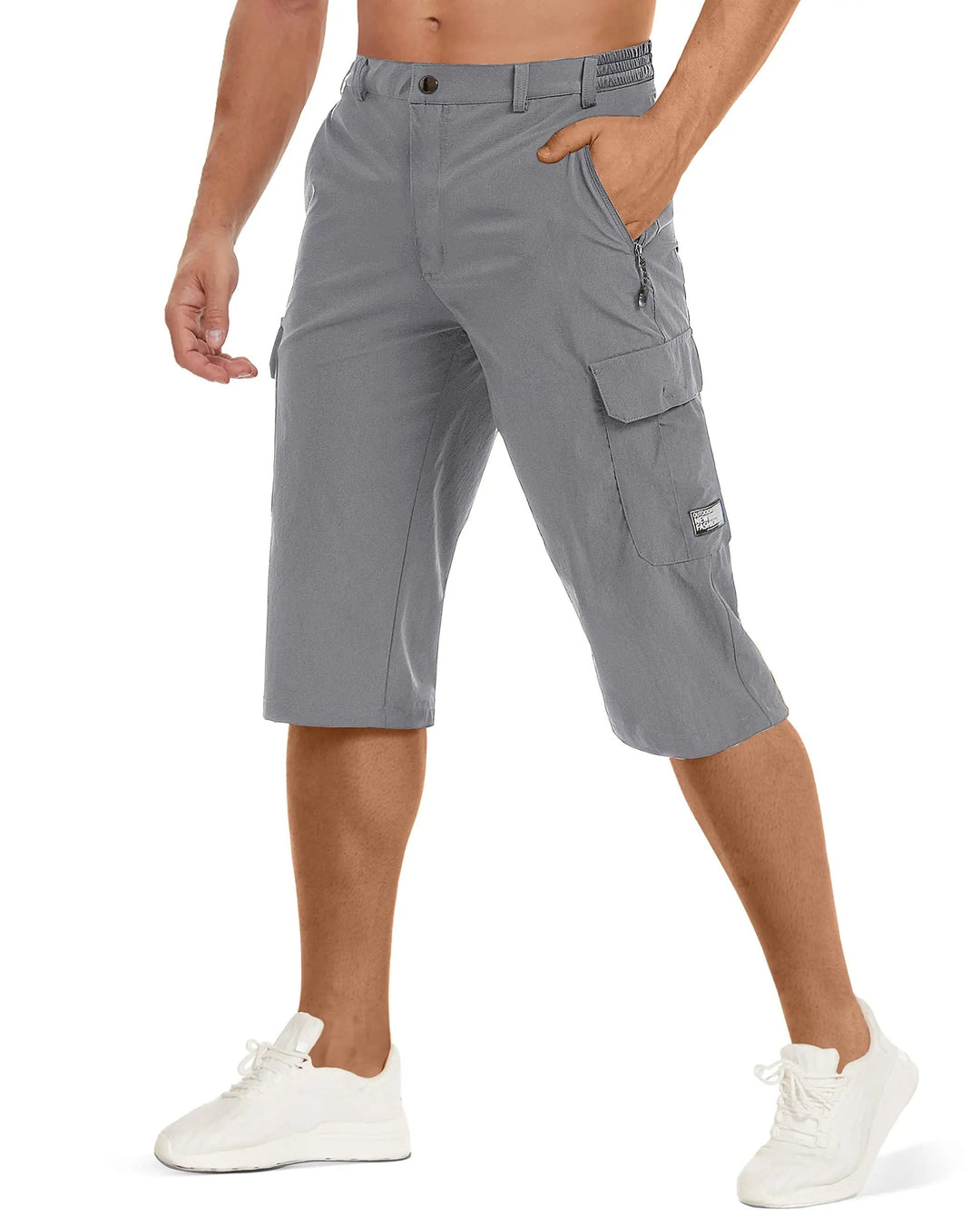 Men’s Knee-Length Cargo Shorts | Multi Pocket