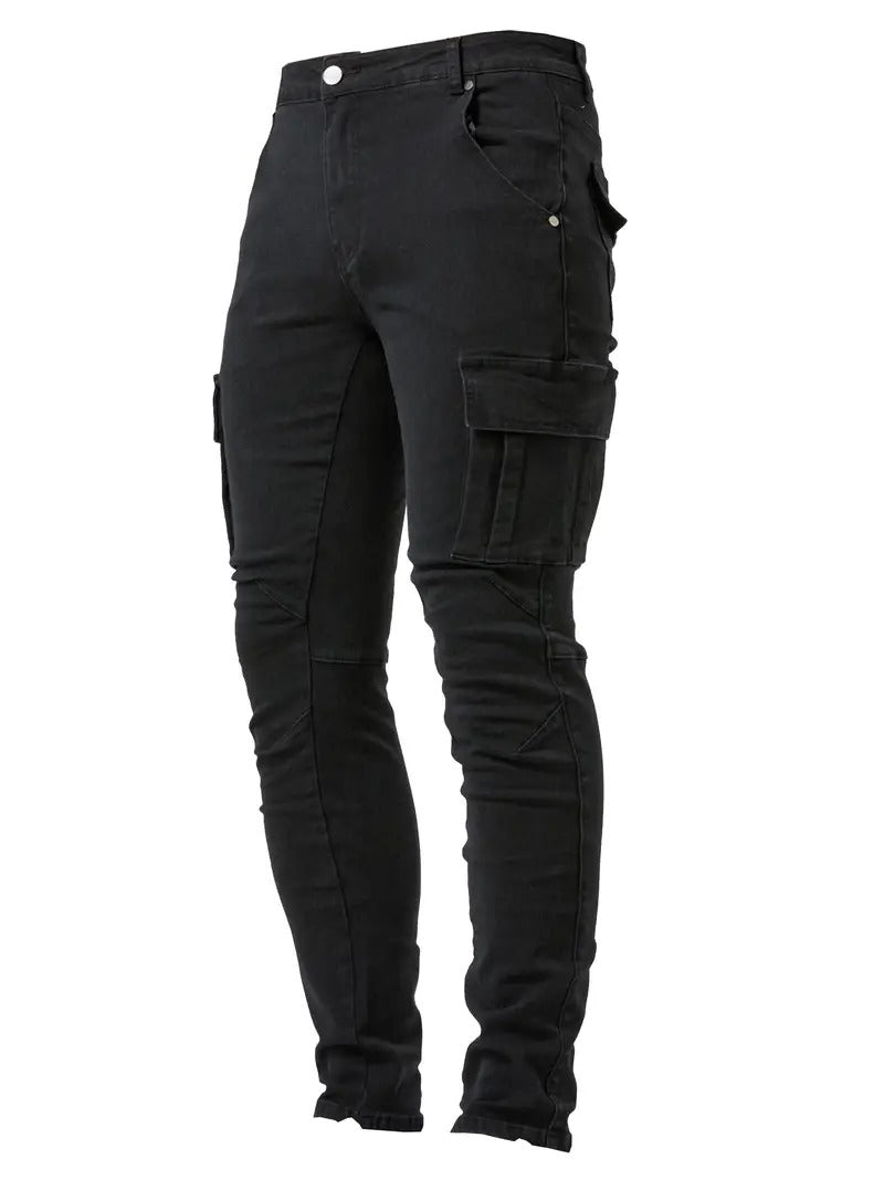 Men’s Slim Fit Cargo Pants | Multiple Pockets